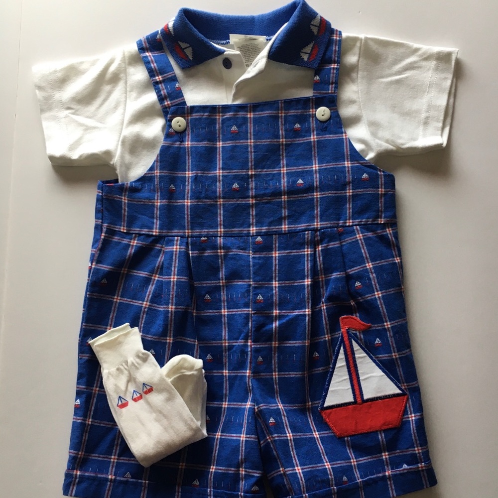 Michael James Nautical 3 piece Short Set